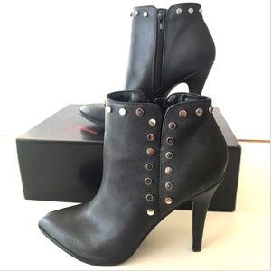 Y2k New Fergalicious Womens Captain Ankle Boots Booties Black Size 7 Goth Party